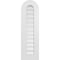 Ekena Millwork Round Top Surface Mount PVC Gable Vent: Functional, w/ 3-1/2"W x 1"P Standard Frame, 12"W x 40"H GVPRT12X4001SF - alternate 1